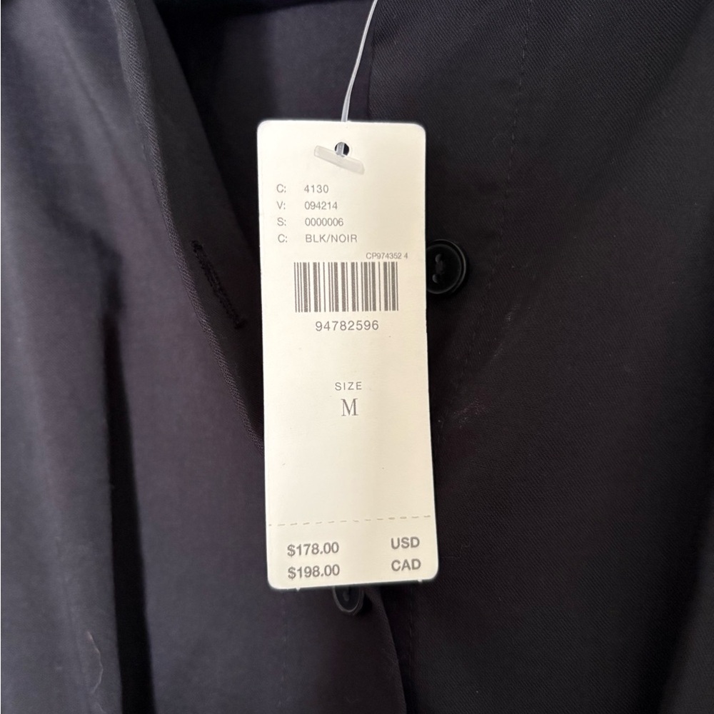 Anthropologie Tobie Mini Shirt Dress by Exquisite in Black - Picture 4 of 5